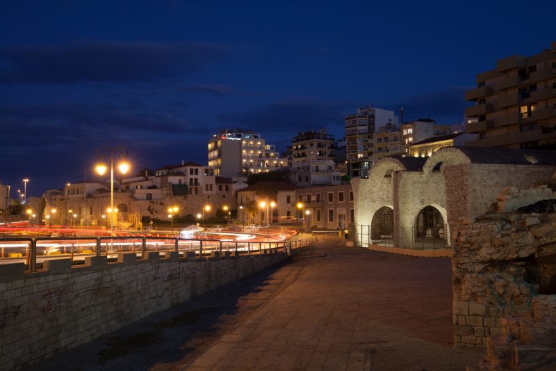 Ночной Ираклион, Крит